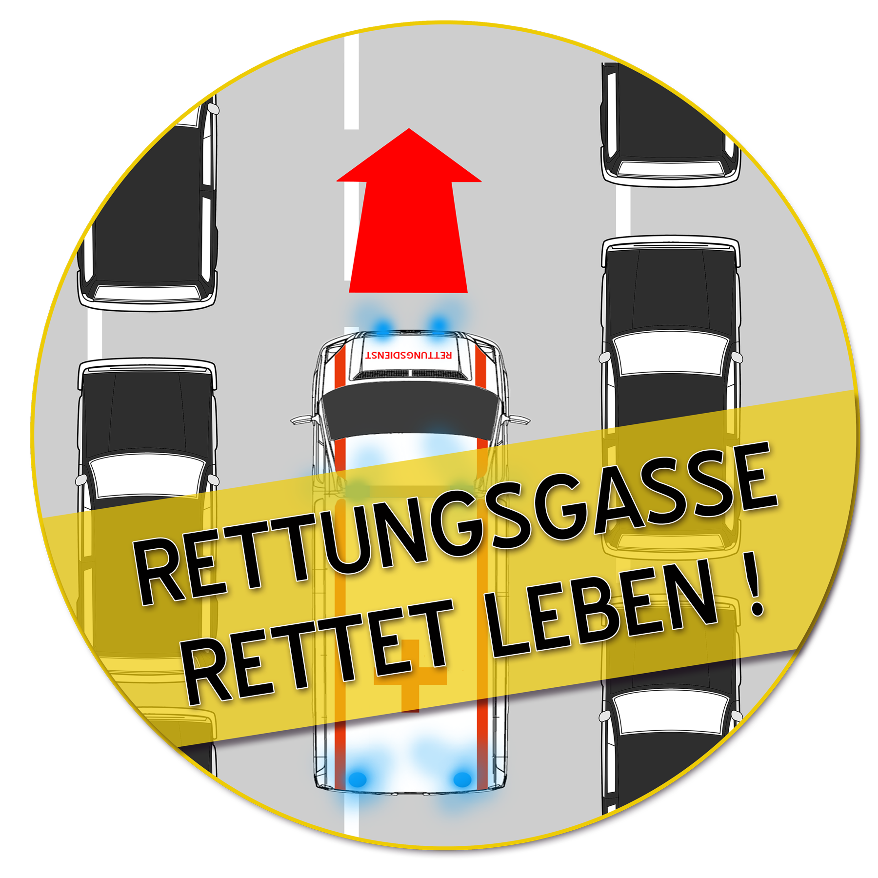 Rettungsgasse Logo